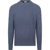 Suitable Pull-over Laine Boiled Bleu taille M