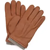 Suitable Gants Camel En Cuir