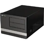 Silverstone SG02-F - Small Form Factor (SFF) - PC - Acryl - SECC - Schwarz - micro ATX - Heimbüro