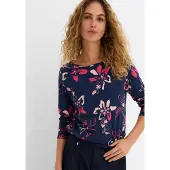 Bonprix T-shirt manches longues à imprimé floral