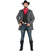 My Other Me Fun Company Rebel Gunslinger Costume Gris M Enfants