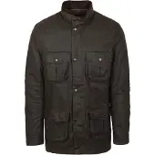 Barbour Manteau d’hiver 'Corbridge' vert foncé