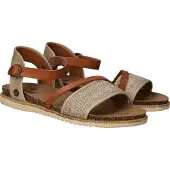 Mustang Sandales 'Sandalen Plat' beige