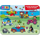 Studio 100 Bumba Houten Inlegpuzzel - Voertuigen