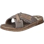 Rieker , modèle : 2123964 212. Chaussures pour hommes. Pantoufles. Sandales. Couleur : marron. Style décontracté