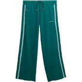 Superdry pour femme. W7011265A Pantalon Jogger Essential Logo Straight vert (M), Casuel, Coton