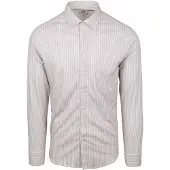 Desoto Chemise Kent Rayures Beige