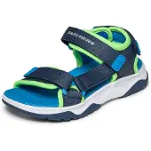 SKECHERS Sandales plates TREAD SEEKER garcons - Bleu - 27