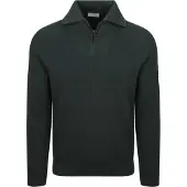 Suitable Pull Demi-Zip Tias Cooldry Knit Vert Mousse
