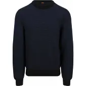 BOSS Pull en maille en coton mélangé