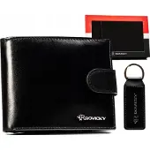 Rovicky Set peňaženky s kľúčenkou Jalataan čierna One size