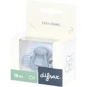 Difrax Sucette Naturelle 18m+ Stripy Blue 1 pc(s) Sucette(S)