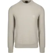 Hugo Boss Anion S 10265864 Sweater Beige,Gris 2XL Homme