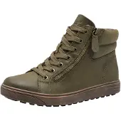 Jana Bottines à lacets vert