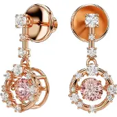 Swarovski Boucles d'oreilles or rose / rose
