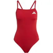 Adidas Maillot de bain sport 'Ess' rouge / blanc