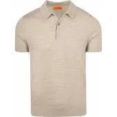 Suitable Polo Rishi Laine Mérinos Beige