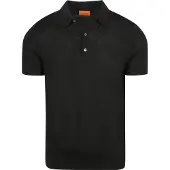 Suitable Polo Laine Mérinos Noir