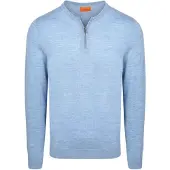 Suitable Crew Zip Merino Bleu Clair