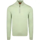 Suitable Merino Half Zip Sweater Clair Vert taille XXL