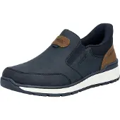 Rieker Slip on bleu foncé / marron
