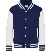 Just Hoods Kids' Varsity Jacket