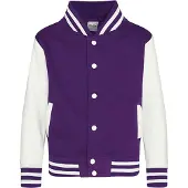 Just Hoods Kids' Varsity Jacket
