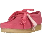 Clarks Chaussure à lacets 'Wallebee' rose