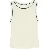 Comma Pull-over beige clair