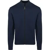 State of Art Pull Demi-Zip Texturé Marine
