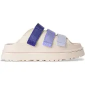 Ugg pour femme. 1167430 Sandales GoldenGlow en cuir blanc et bleu (41), 3 à 5 cm, Aucun, Casuel, Durable, Polyester recyclé