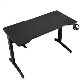 OEM Bureau ergonomique en MDF noir, 120 cm
