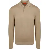 Suitable Polo Coton Compact Taupe