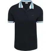Sun68 Polo Col Multirayé Marine