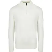 Suitable Race Pull Demi-Zip Off White