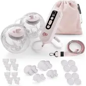 Kinderkraft Double electric breast pump GENTLEFLOW pink