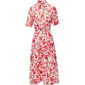 Salsa Jeans Robe Midi à Manches Courtes 21011095