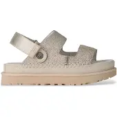 Ugg pour femme. 1177852 Sandales Goldenstar Crackle Glide taupe (40), Cuir, 3 à 5 cm, Velcro, Casuel