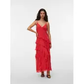 Vero Moda Robe d’été 'VMSmilla' rouge vif