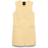 Vero Moda Robe 'VMNille' jaune d'or