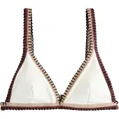 Next Hauts de bikini écru / marron / noisette