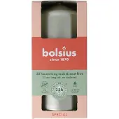Bolsius Bougie ronde 120/58 Metallic White Silver