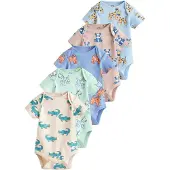 Next Barboteuse / body écru / bleu pastel / bleu clair / menthe