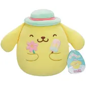 Jazwares Poupée en peluche Sanrio Squishmallow, Hello Kitty et ses amis, collection "Seize the Moment", modèle Pompompurin Popsicle, 20 cm