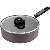 Tefal Ceramic Control Grey Poêle Paysanne 24 cm + Couvercle