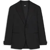 BOSS Veste de smoking Slim avec finitions en soie mélangée