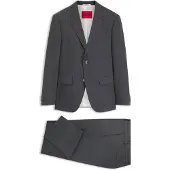 HUGO Costume deux pièces Slim en twill stretch performant