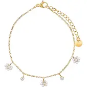 Heidemann Bracelet or / blanc