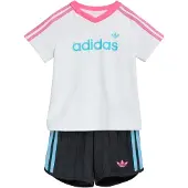 Adidas Originals Set 'Sprinter' bleu clair / rose clair / noir / blanc