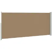 vidaXL Auvent latéral extensible 220 x 300 cm en polyester, à angle droit